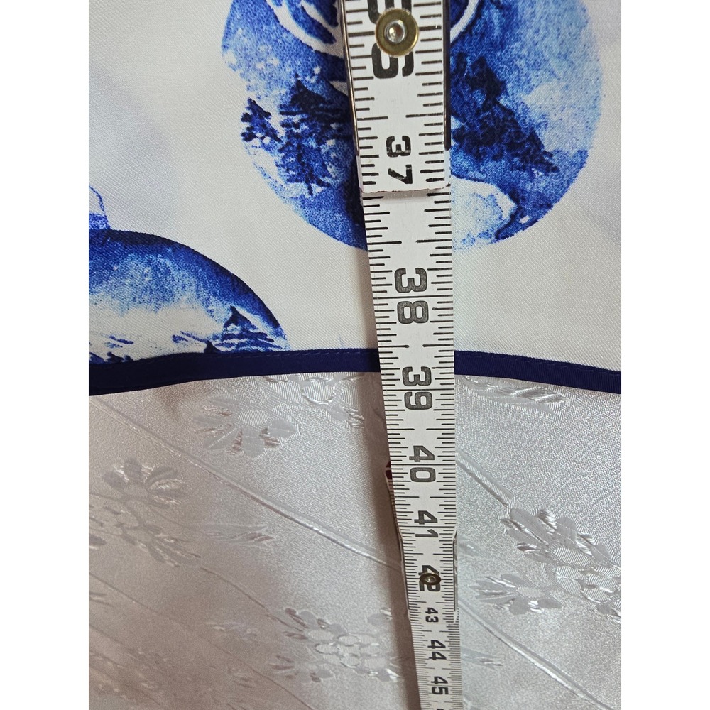 Cyberjammies Womens Blue White Christmas Ornament Pajama Pants Size 8 Medium NEW - Picture 7 of 12